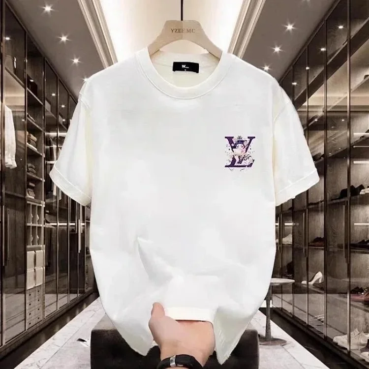 Unisex Slim-Fit Cotton Crewneck Short-Sleeve T-Shirt — #279 2