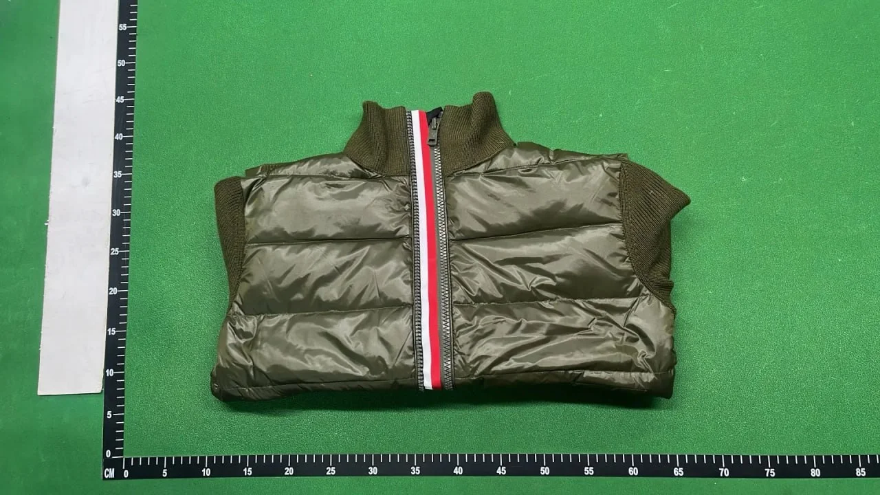 Knitted Panelled Padded Jacket 5