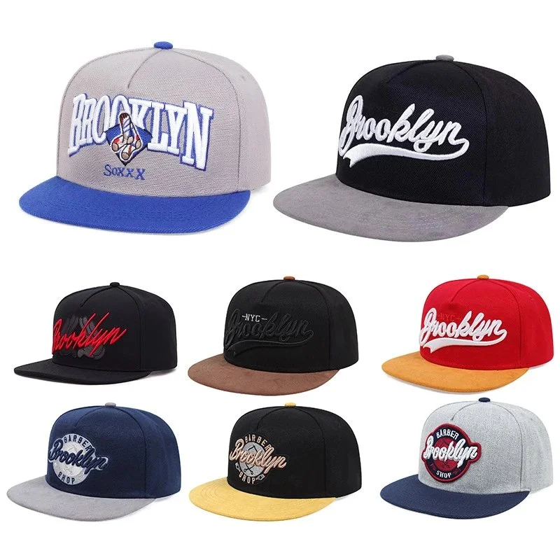 Unisex Embroidered Letter-Graphic Hat — Brooklyn — #2849 3