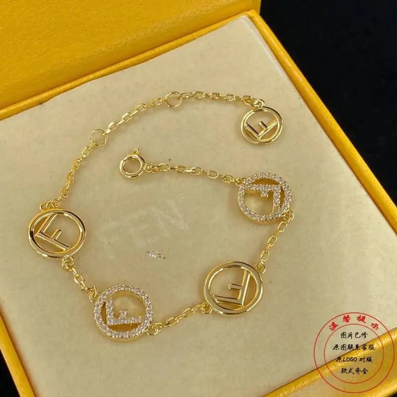 Letter-Graphic Bracelet — ins — #2851