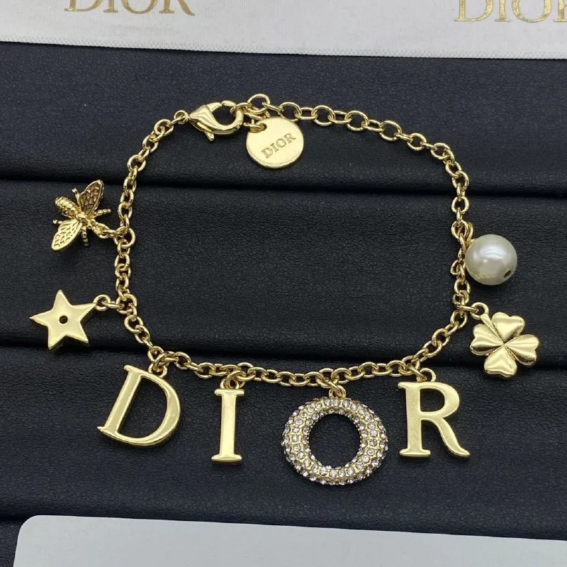 Letter-Graphic Bracelet — CD / cd — #2897 4