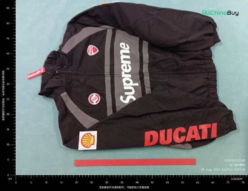 Jacket Ducati co-branded printed football uniform loose sports short-sleeved T-Shirt 3