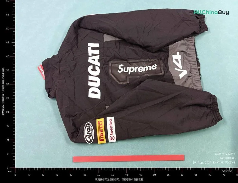 Jacket Ducati co-branded printed football uniform loose sports short-sleeved T-Shirt 4