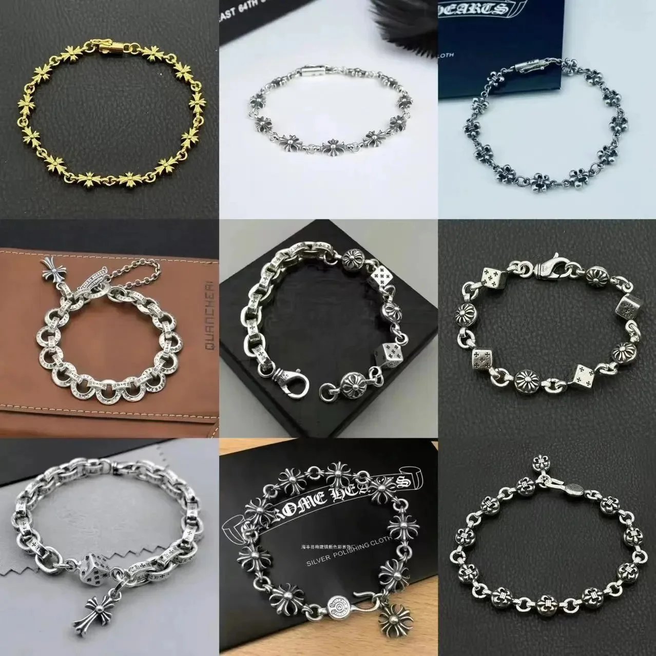 Letter-Graphic Retro Bracelet — JYAA-TOP