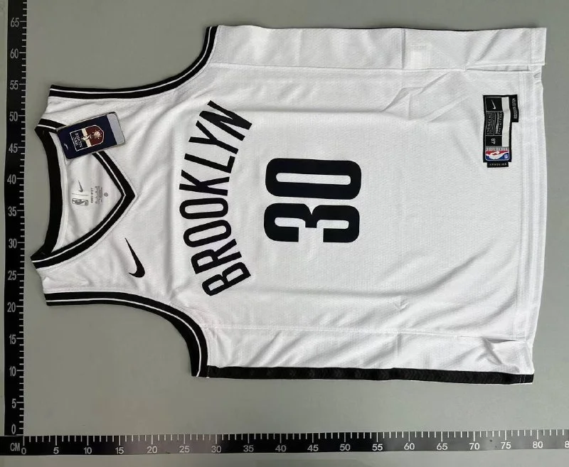 Brooklyn No. 2 Basketball Jersey — White & Black 3