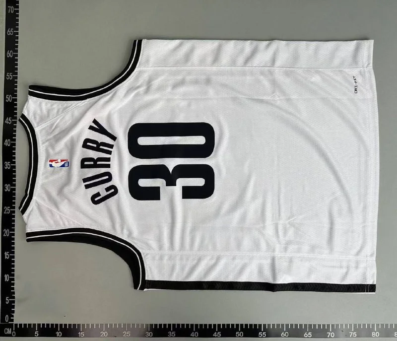 Brooklyn No. 2 Basketball Jersey — White & Black 4
