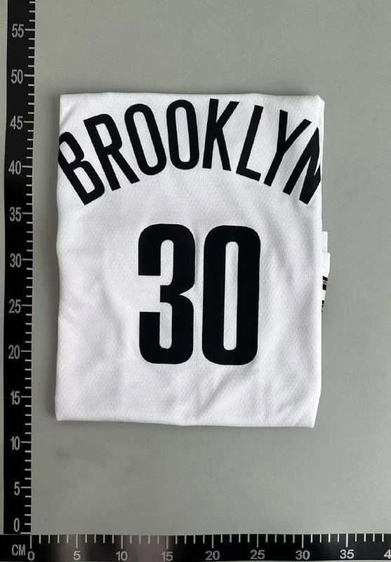 Brooklyn No. 2 Basketball Jersey — White & Black 5