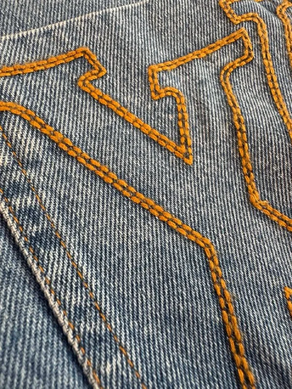 Unisex Embroidered Letter-Graphic Jacket — #3084 3