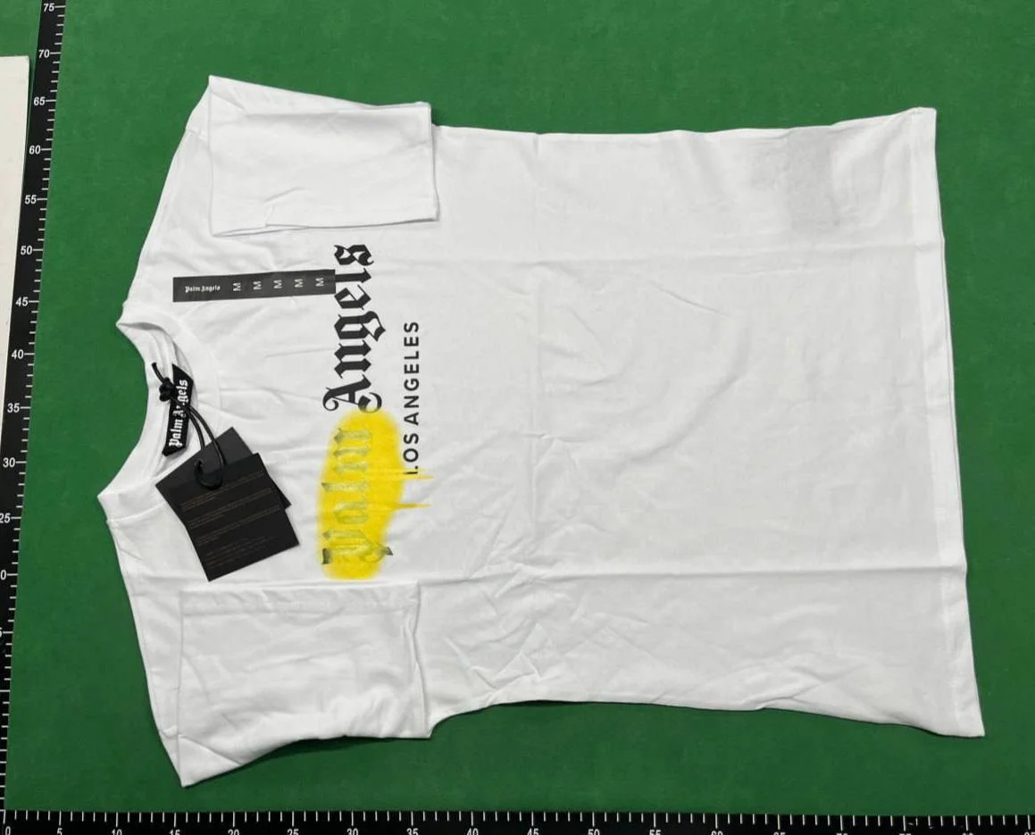 Pa*lm ang*els round neck men's T-Shirt loose couple Short-Sleeve Top 6