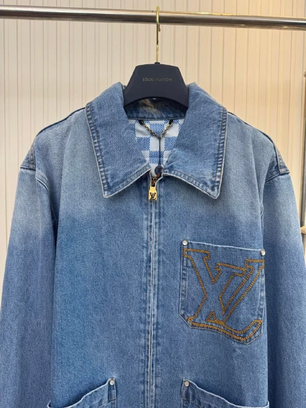 Unisex Embroidered Letter-Graphic Jacket — #3139 5
