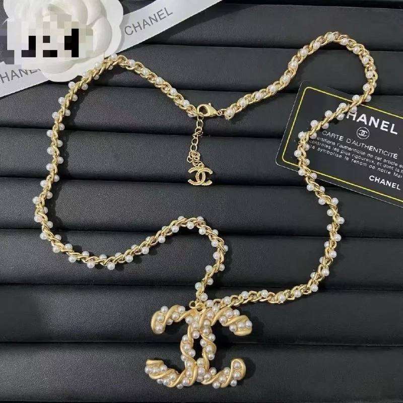 Letter-Graphic Necklace — #3159 5