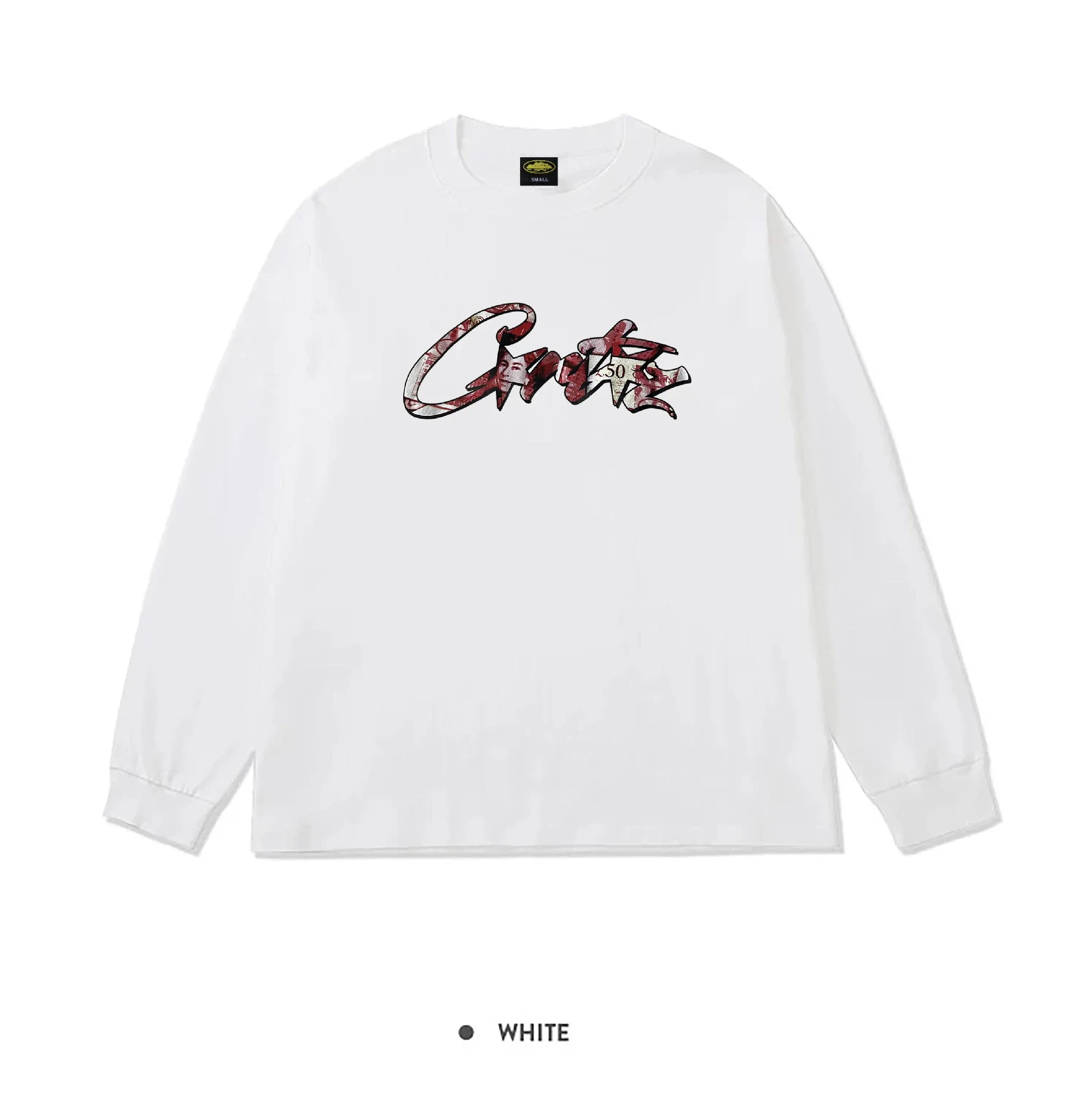 American retro street round neck sweatshirt 2