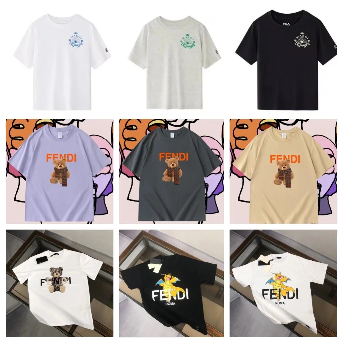 Loose-Fit Short-Sleeve T-Shirt — GF-1