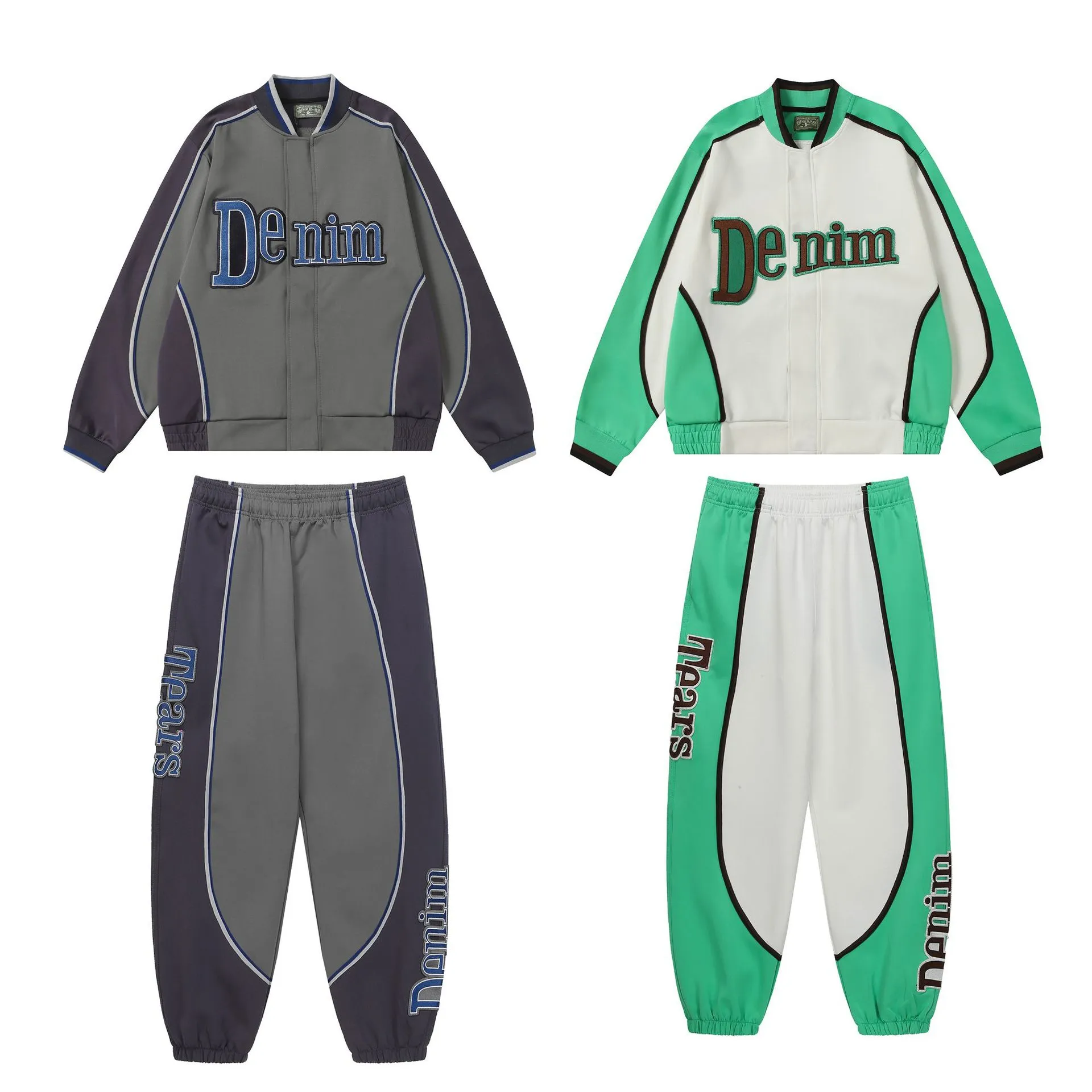 Letter-Graphic Clothing Set — DENI 2