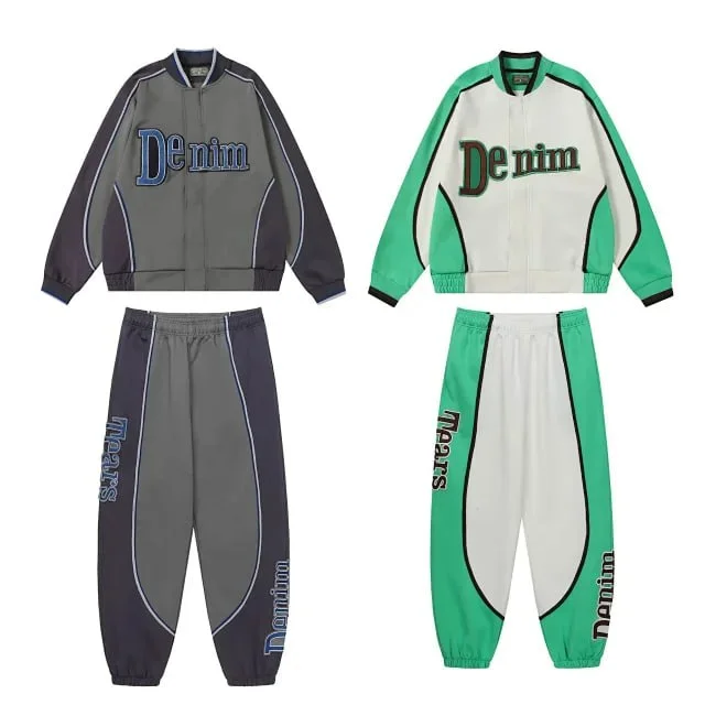 Letter-Graphic Clothing Set — DENI 5