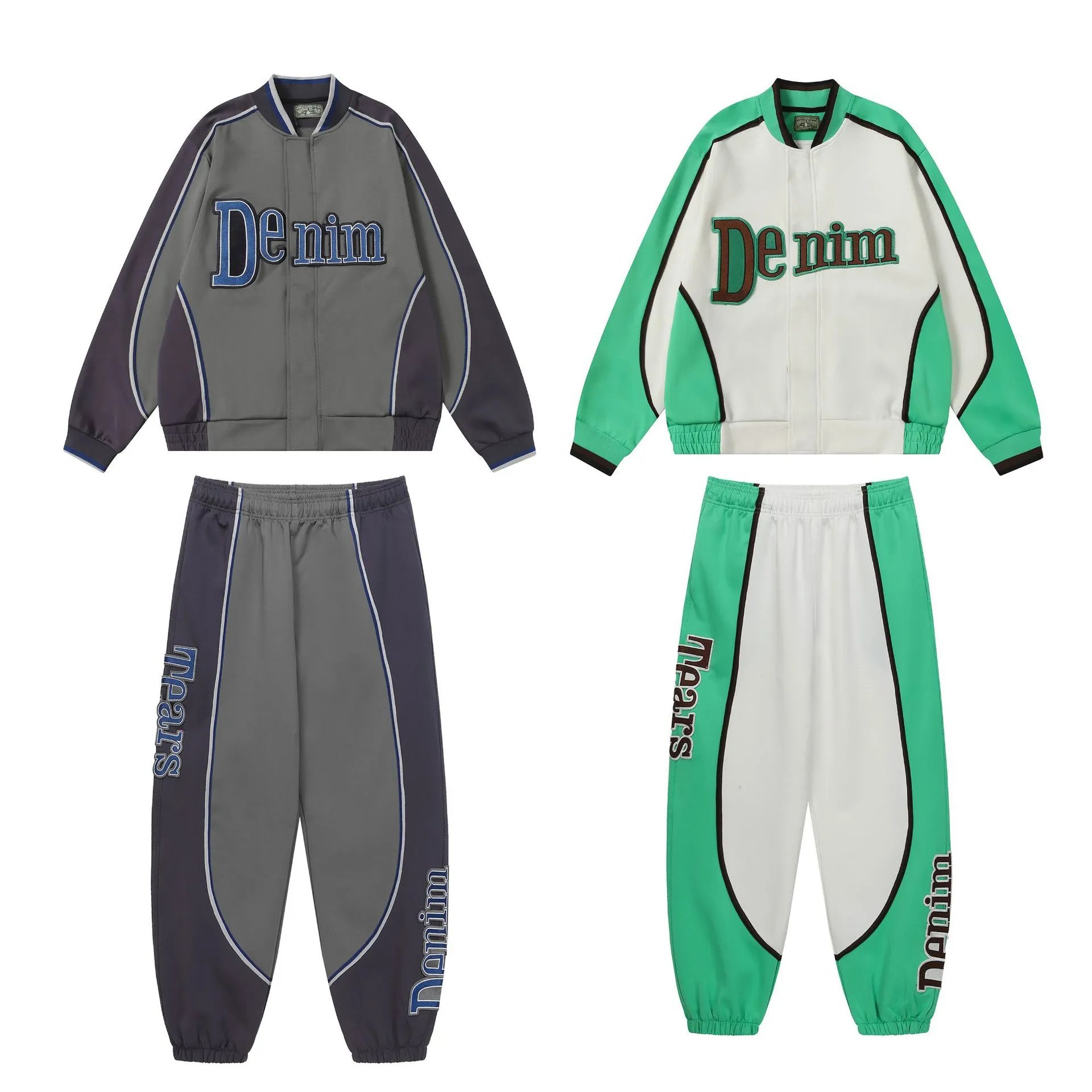 Letter-Graphic Clothing Set — DENI