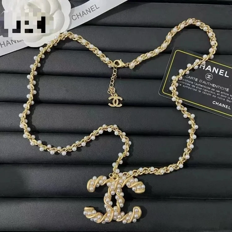 Letter-Graphic Necklace — #3277 2