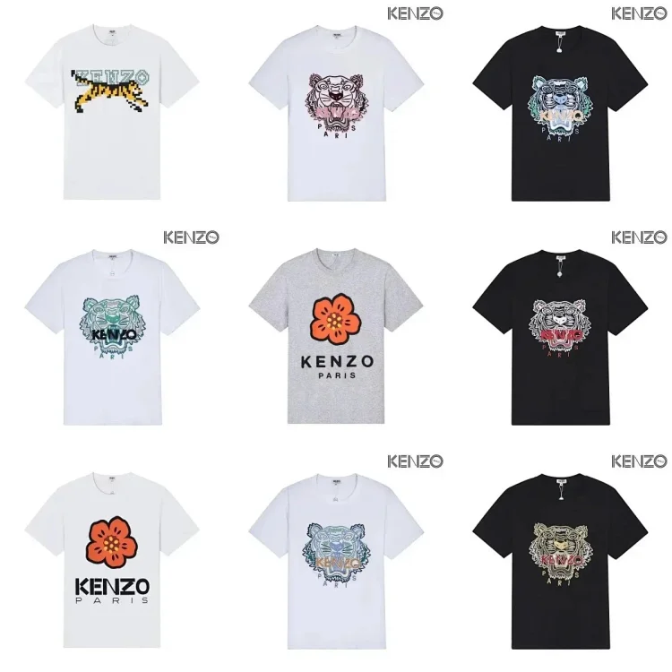23 new summer tiger head fashion short-sleeved T-Shirt — #328 2