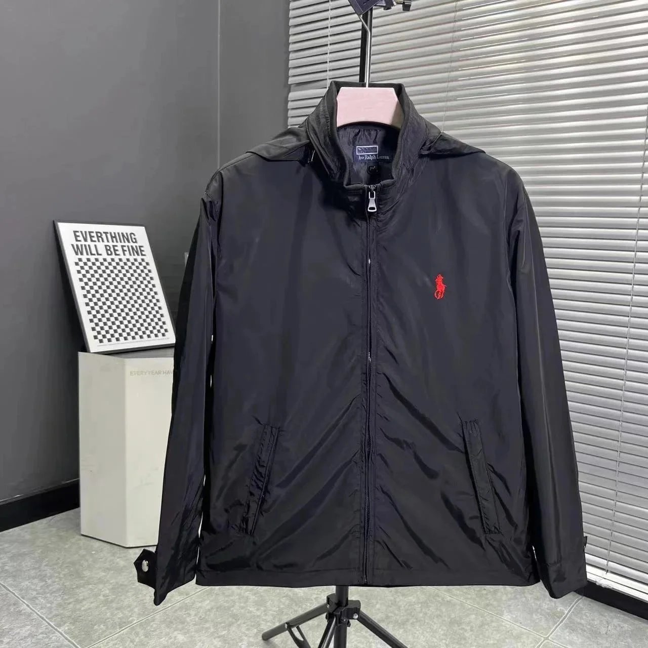 Slim-Fit Embroidered Outdoor Jacket