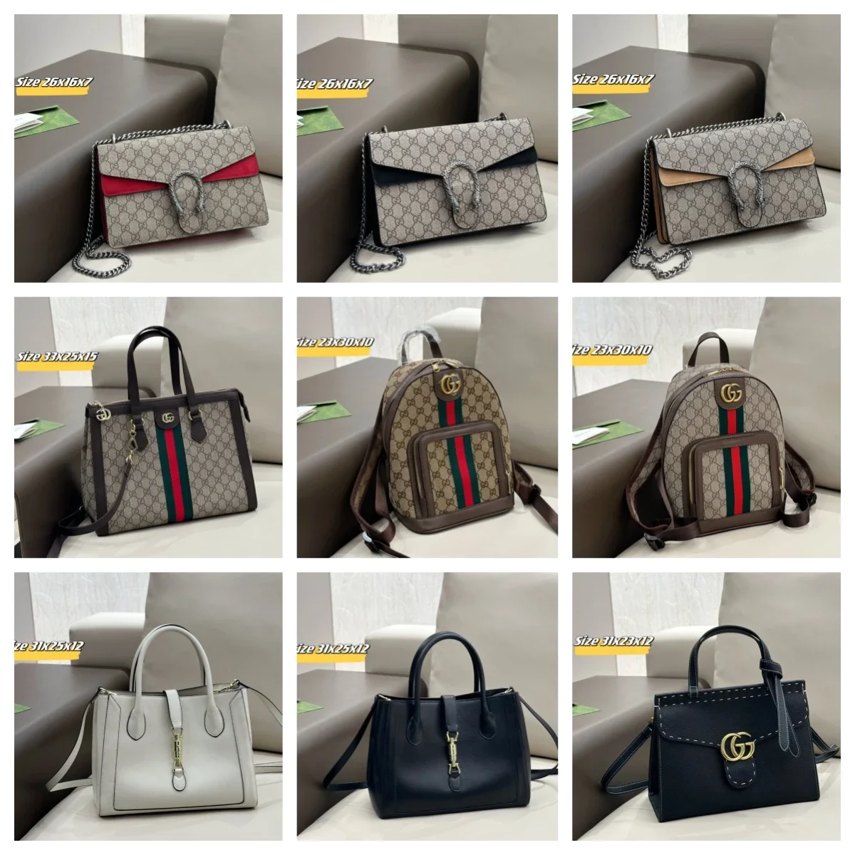 Embroidered Letter-Graphic Bag — ZW-1 2
