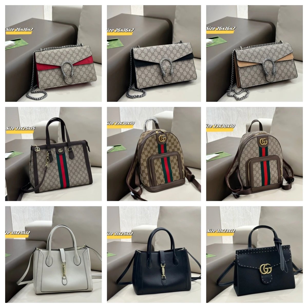 Embroidered Letter-Graphic Bag — ZW-1