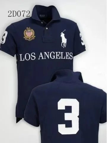 Los Angeles No. 3 Big Pony Polo Shirt — Navy
