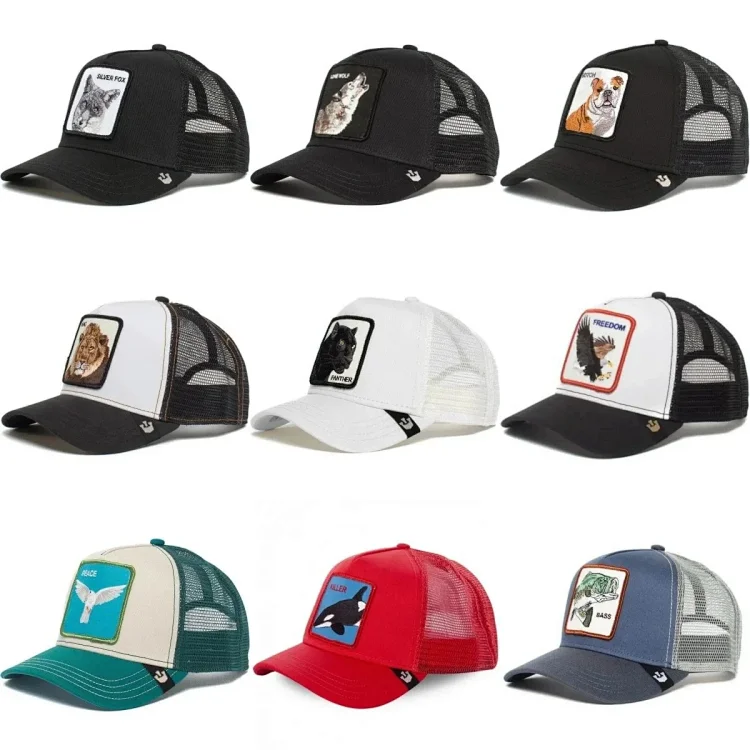 Embroidered mesh baseball cap 2