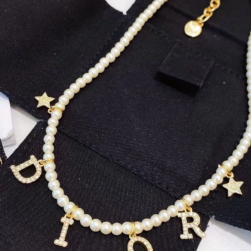 Letter-Graphic Necklace — #3559 5