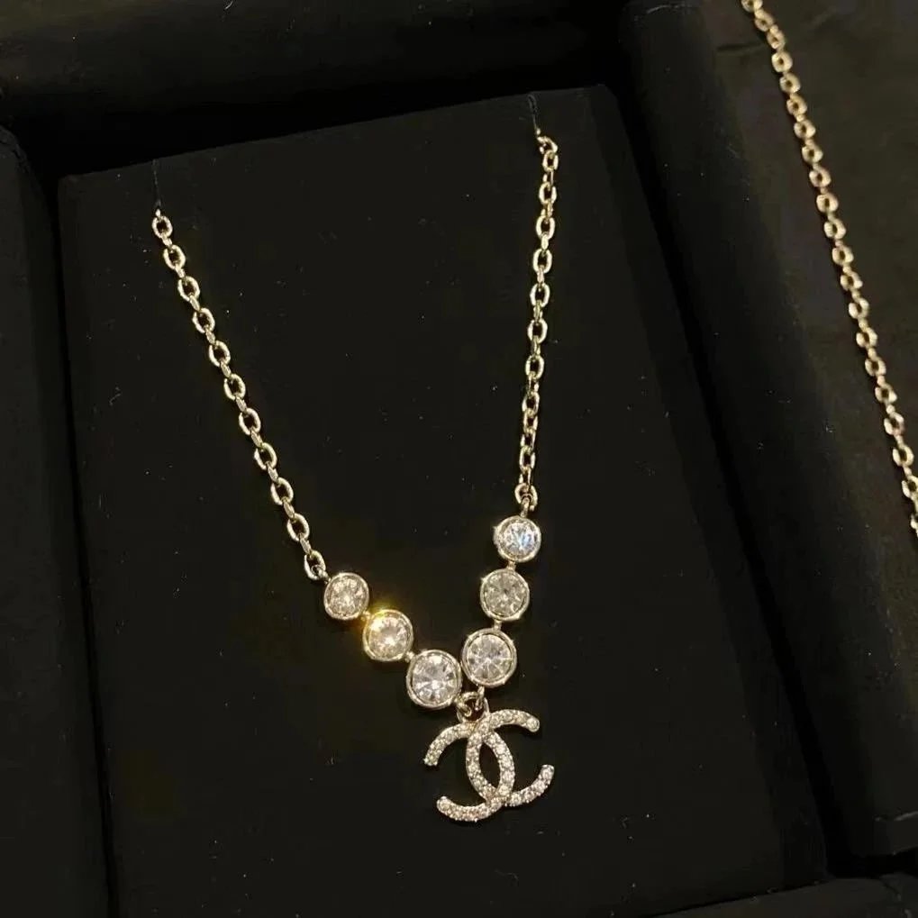 Letter-Graphic Necklace — #3668