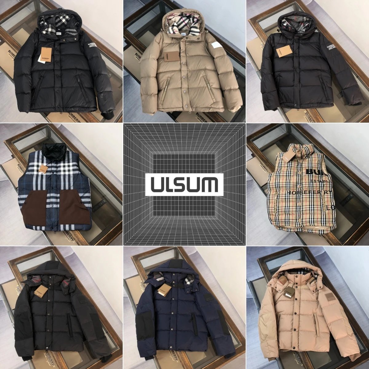 2025ss ULSUM store B Down jacket with 90 duck down, all in high version, does not sell cotton or