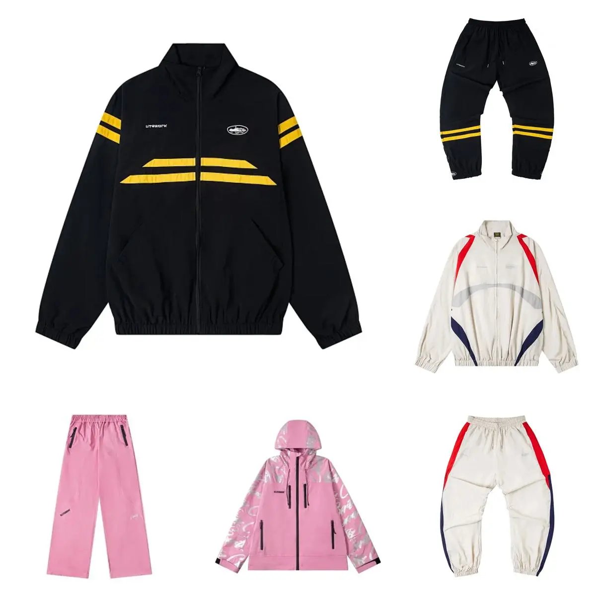 Zip-Up Hoodie & Pants Set — #3799