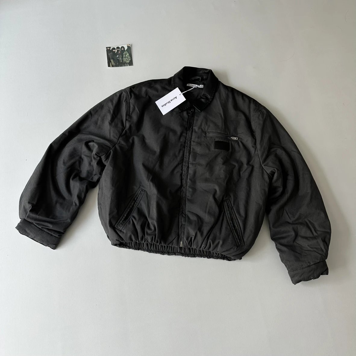 Letter-Graphic Padded Jacket — FW / ACN