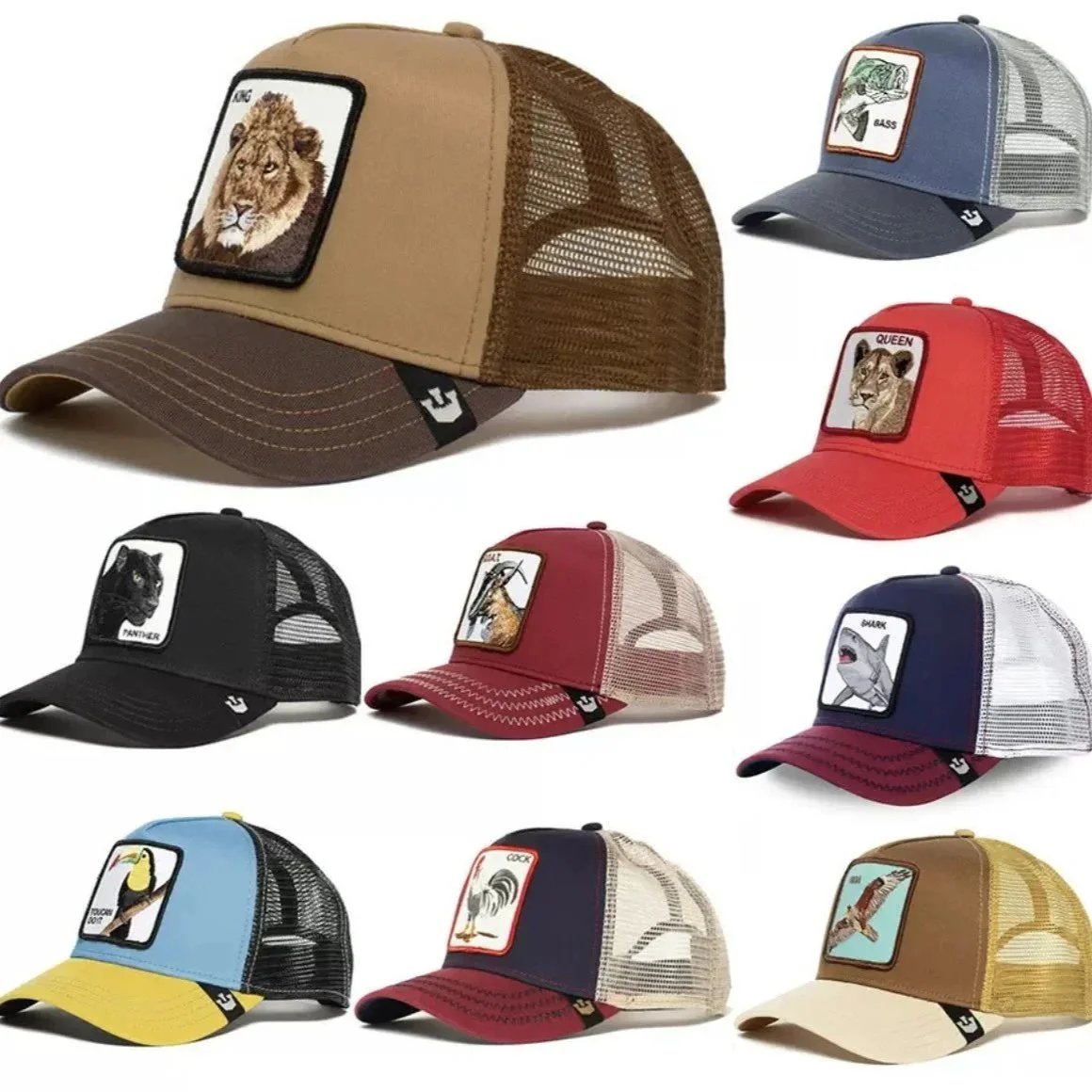 Mesh Embroidered Baseball Cap