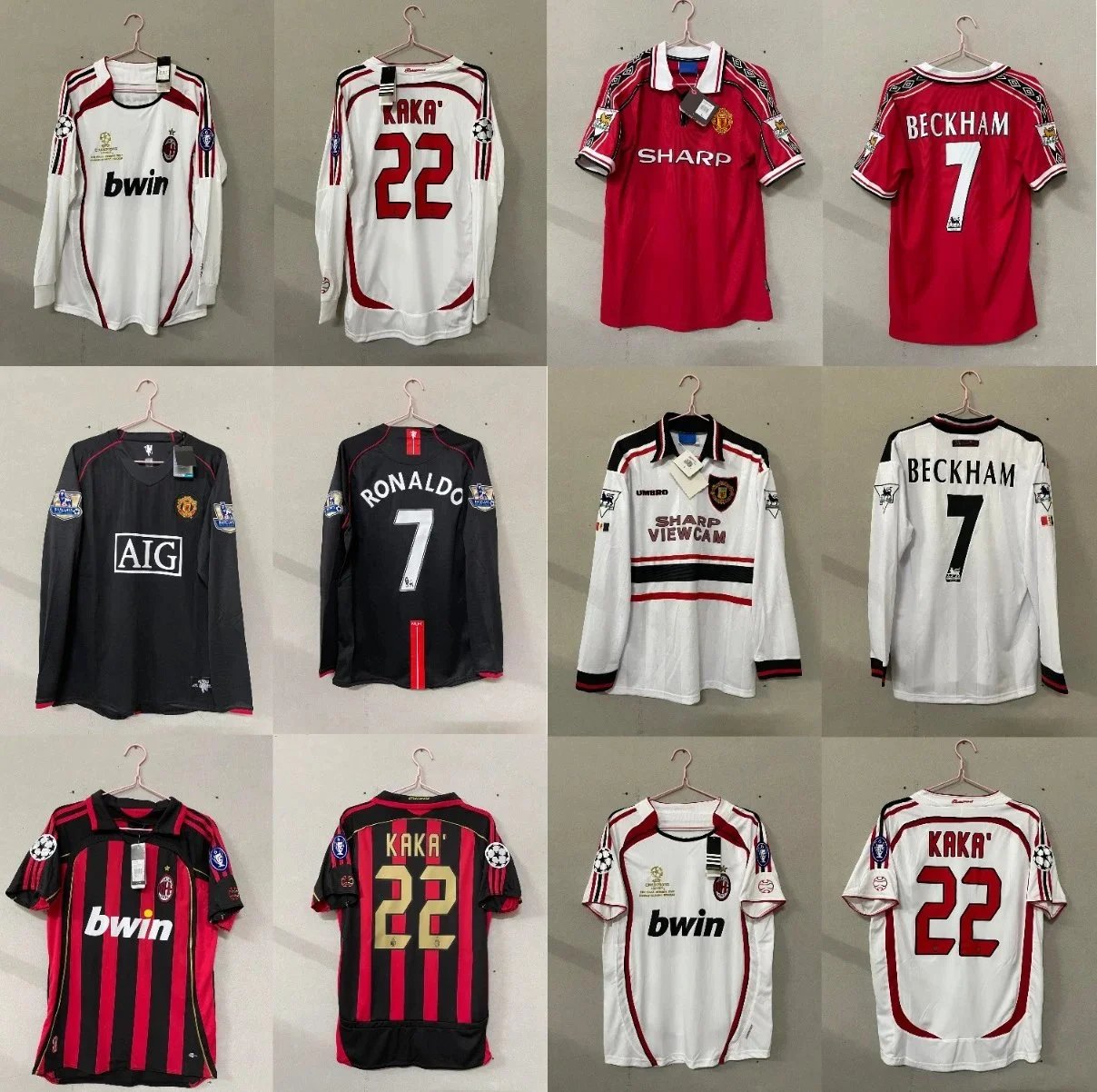 Retro Football Jersey — AC — #3980