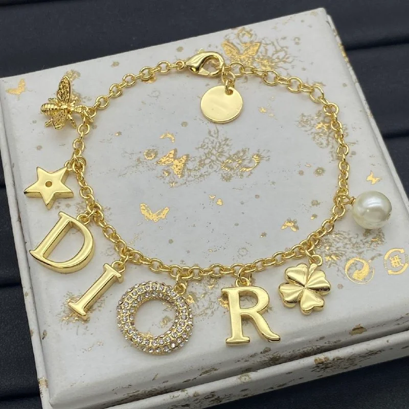 Letter-Graphic Bracelet — CD / cd — #4047 3