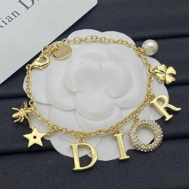 Letter-Graphic Bracelet — CD / cd — #4047 6