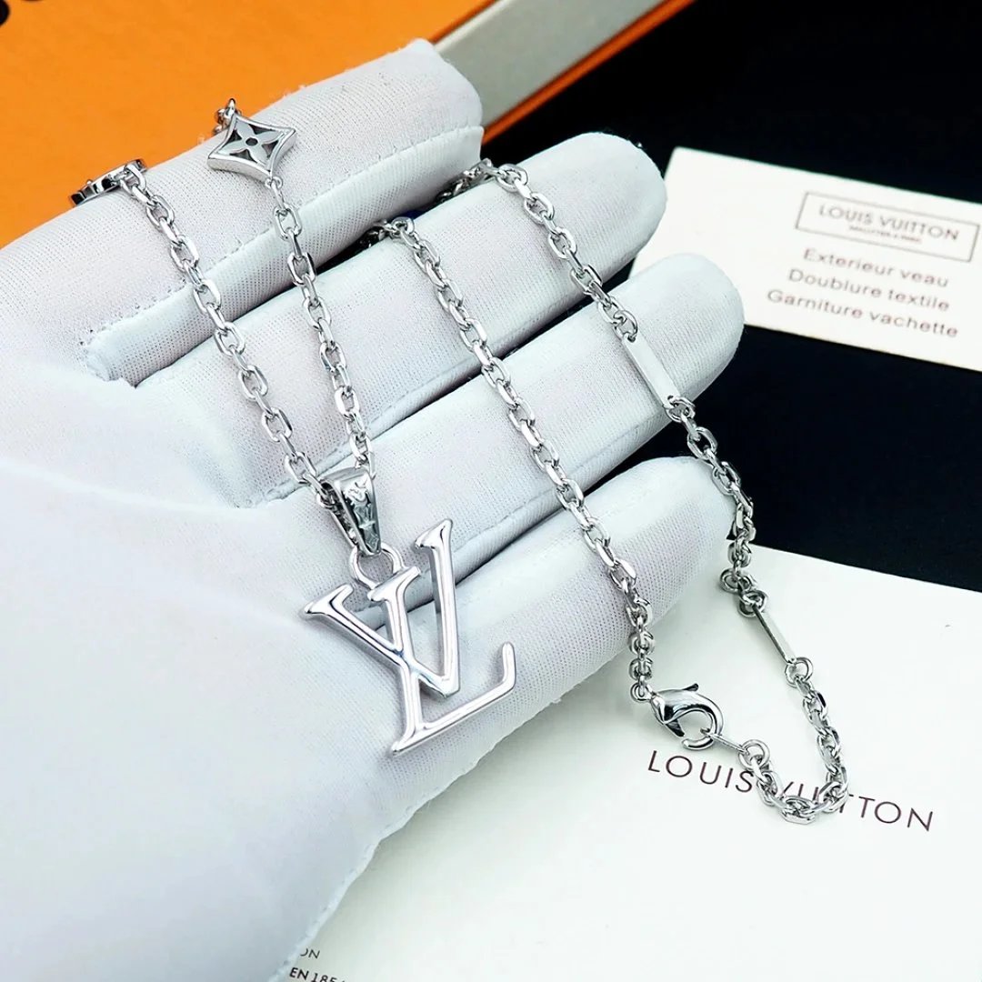 Letter-Graphic Necklace — XXX-LYWD