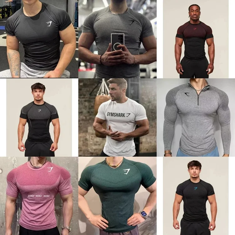 Casual fitness quick-drying tight Short-Sleeve Top — #416 2