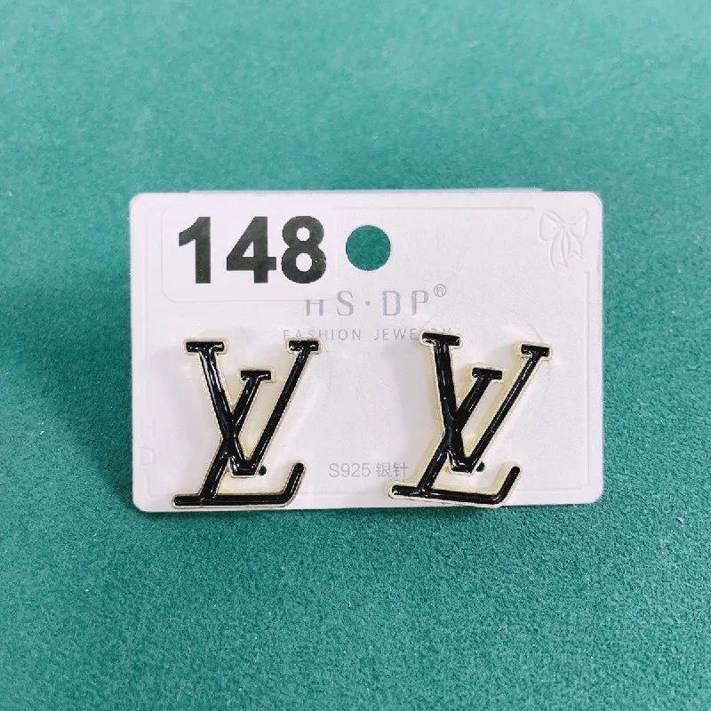 Letter-Graphic Earrings — #4266 4