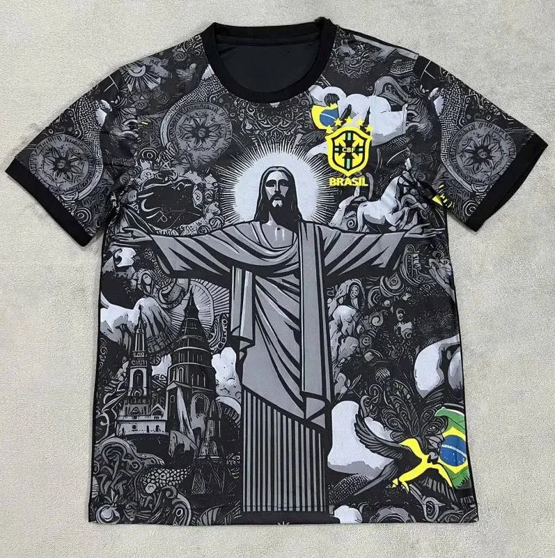Brazil Football Jersey Selection — Yellow, Blue & Graphic Designs 3