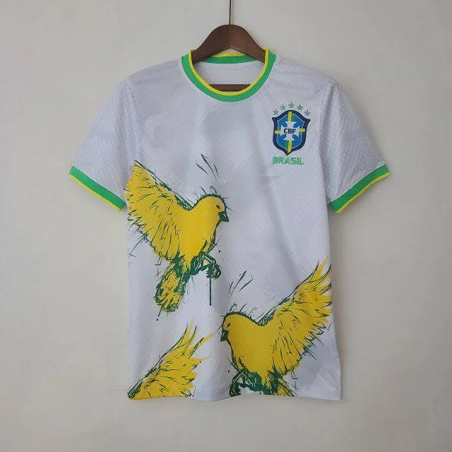 Brazil Football Jersey Selection — Yellow, Blue & Graphic Designs 4
