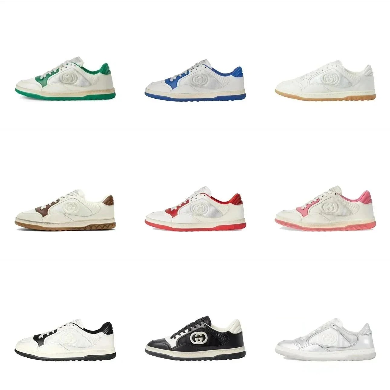 Unisex Embroidered Distressed Retro Shoes — QMAD / logo — #4303