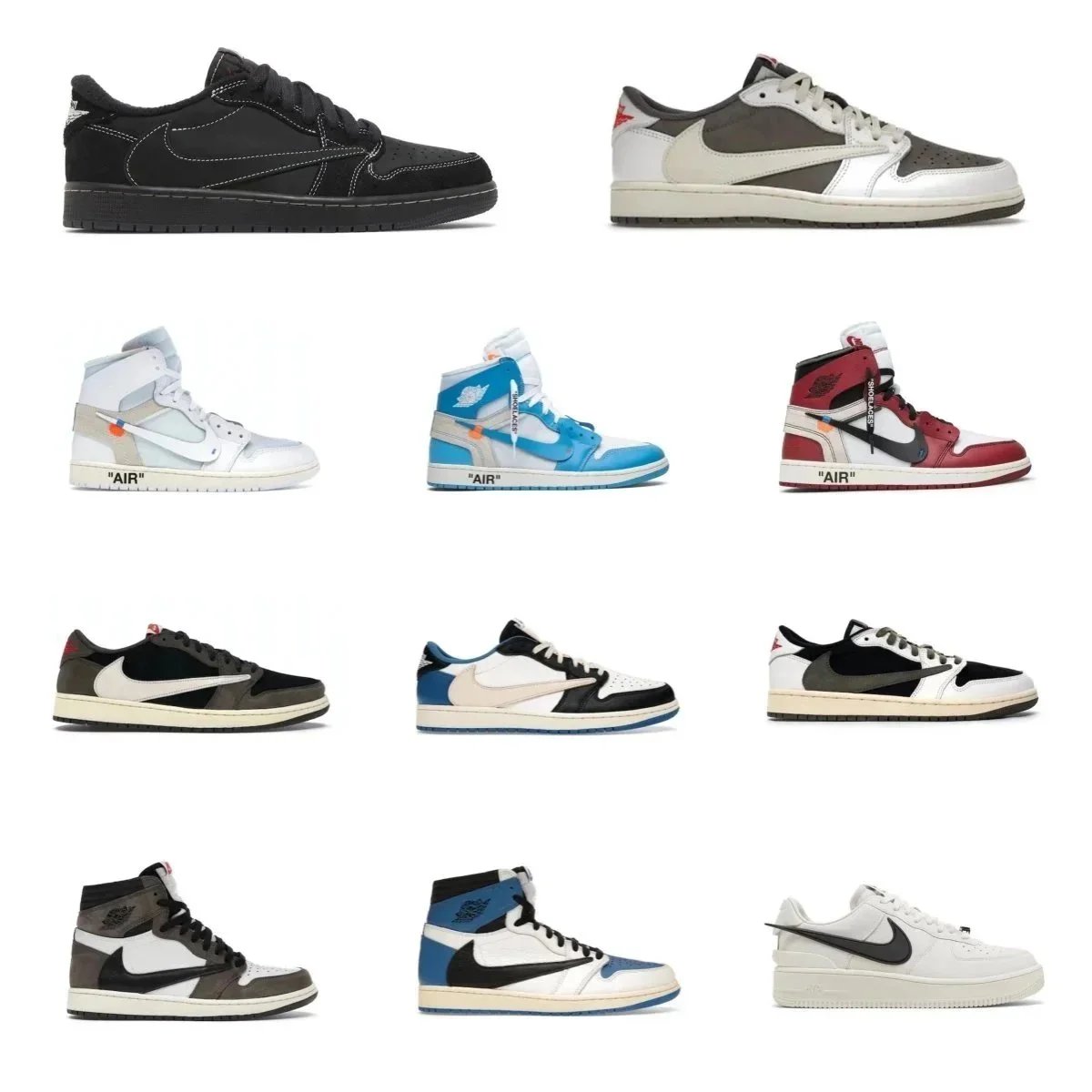 OG 1 High Off-Wh1te Travis — Shoes