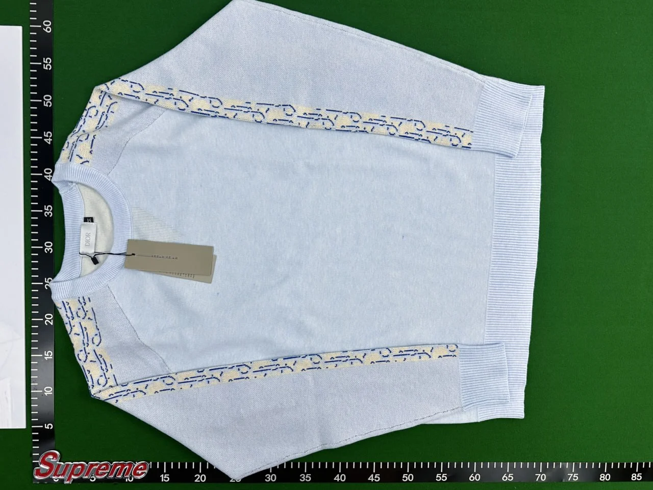Loose-Fit Crewneck Embroidered Letter-Graphic Knitwear 3