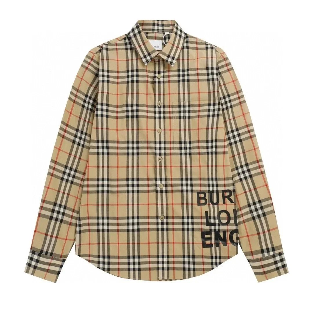 Classic long-sleeved shirt 007