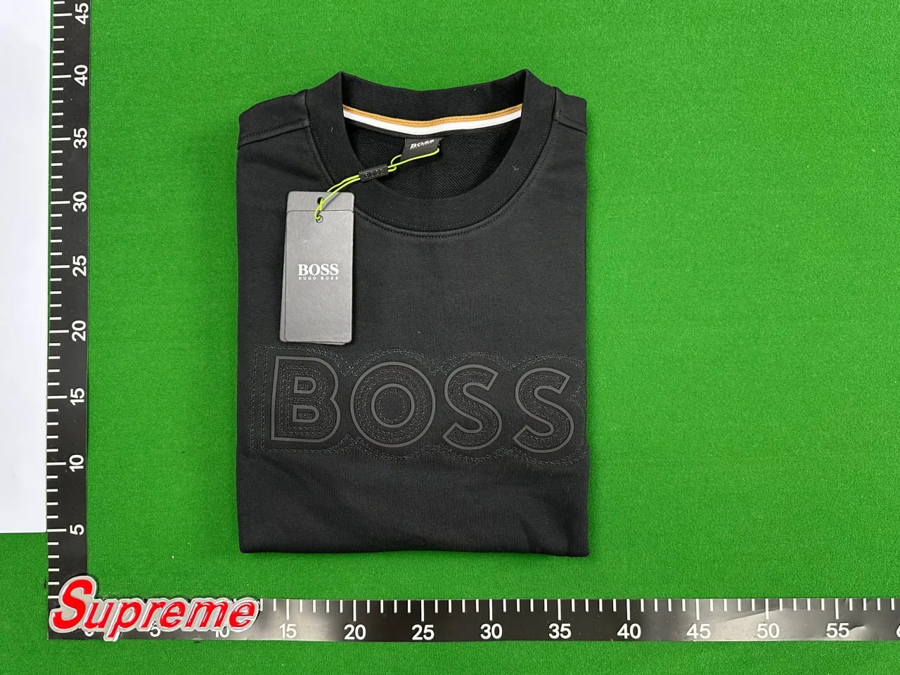 Crewneck Long-Sleeve Letter-Graphic Sweatshirt 5