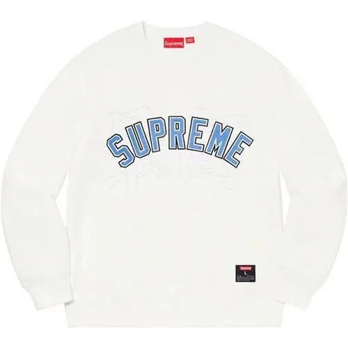 Crewneck Embroidered Sweatshirt — sup