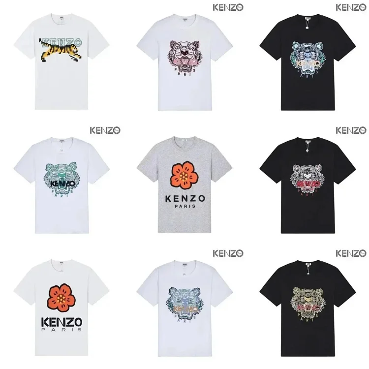 23 new summer tiger head fashion short-sleeved T-Shirt — #469 2