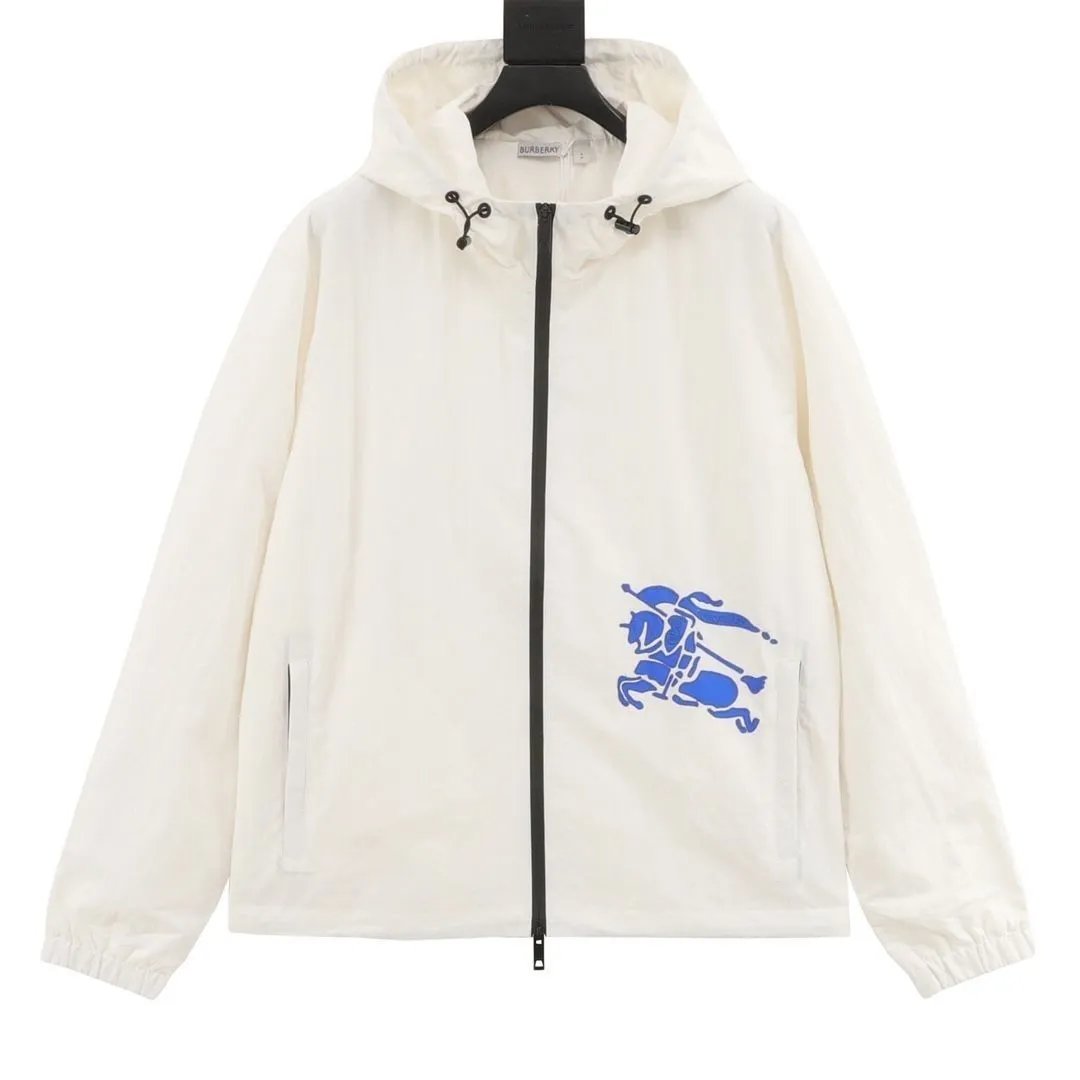 Slim-Fit Hooded Printed Jacket — bb