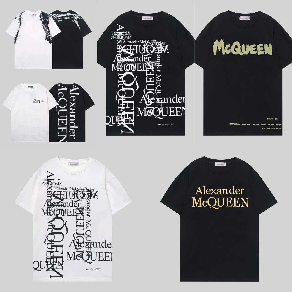 Letter graffiti colorful men’s and women’s T-Shirts-CY — #482